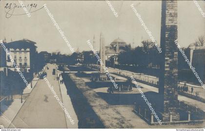 cf497 cartolina fotografica constantinople  turchia turkey