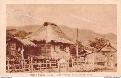 de66 cartolina isole filippine case caratteristiche dei cattolici nipa