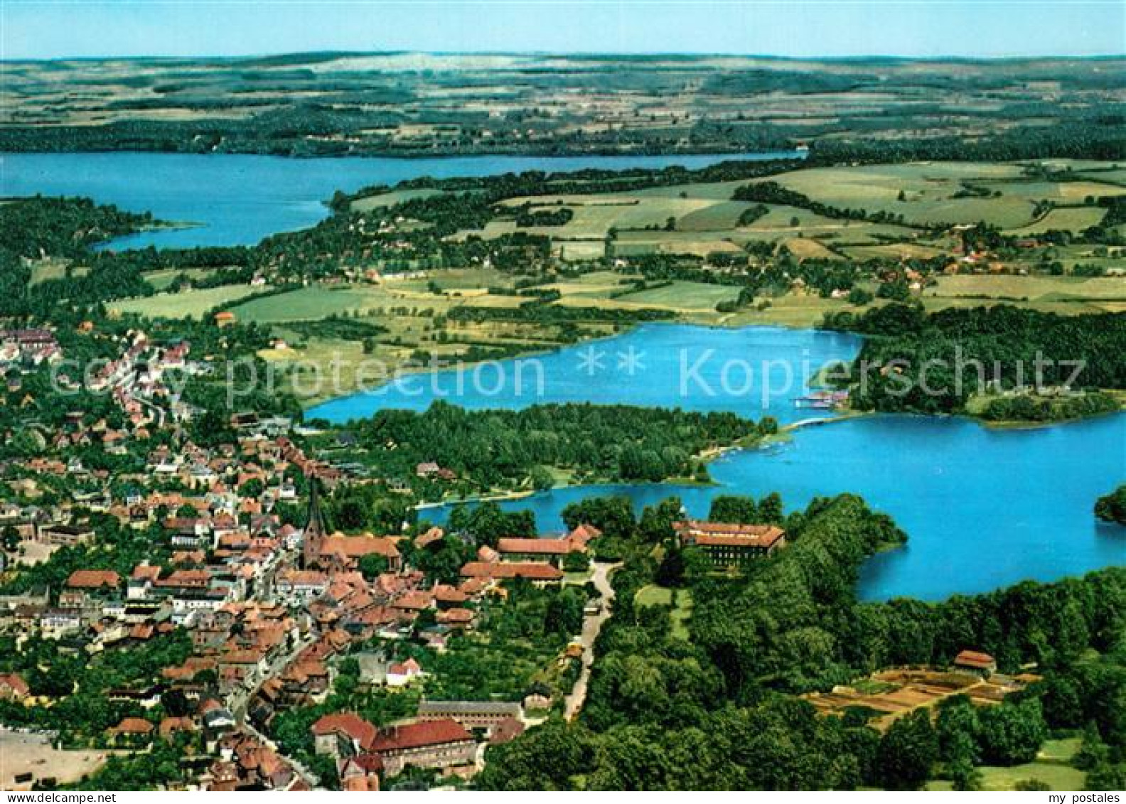 Eutin Rosenstadt Fliegeraufnahme