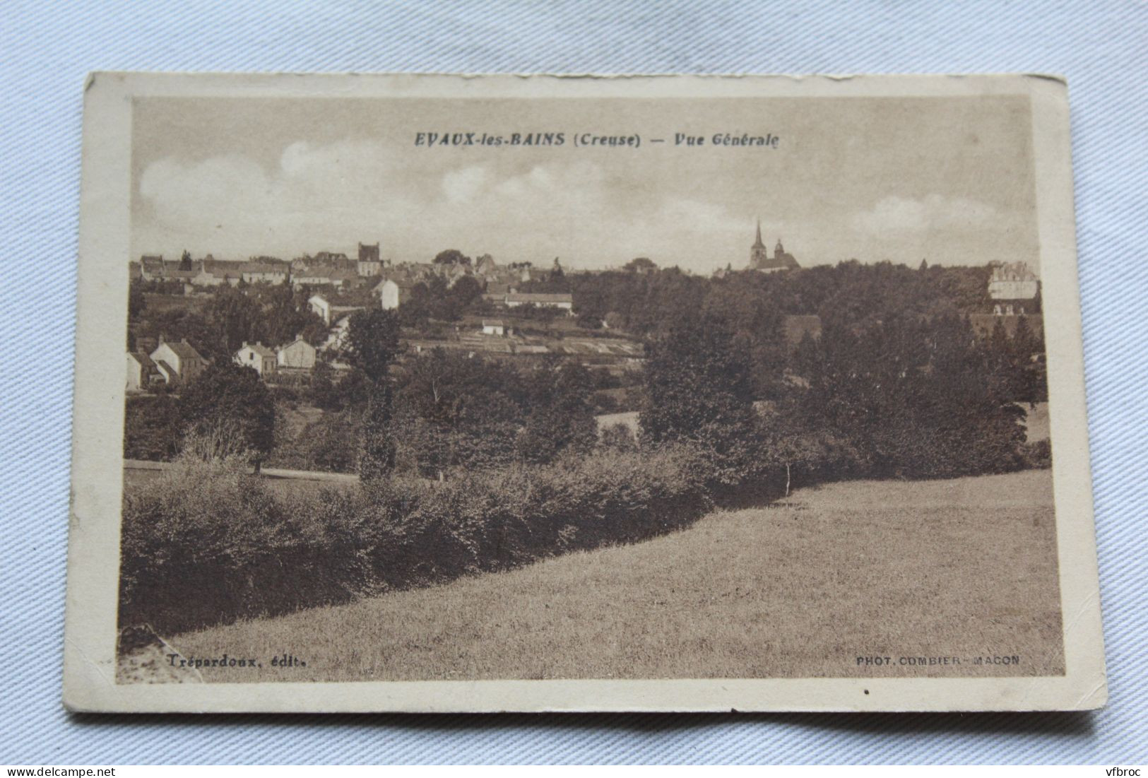 Evaux les bains, vue générale, Creuse 23