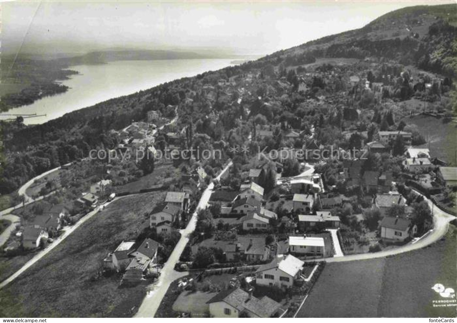 Evilard-sur-Bienne Evilard-Leubringen Biel BE Vue aérienne
