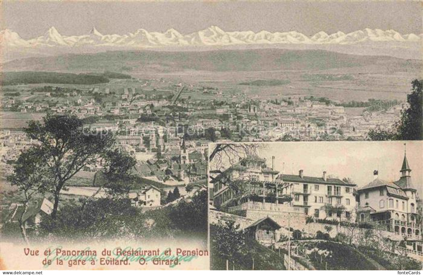 Evilard-sur-Bienne Evilard-Leubringen Biel BE Vue et Panorama du Restaurant et P