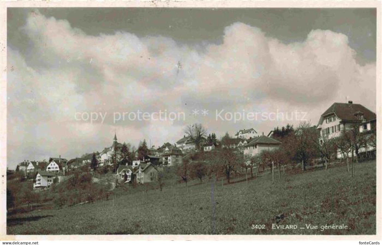 Evilard-sur-Bienne Evilard-Leubringen Biel BE Vue generale