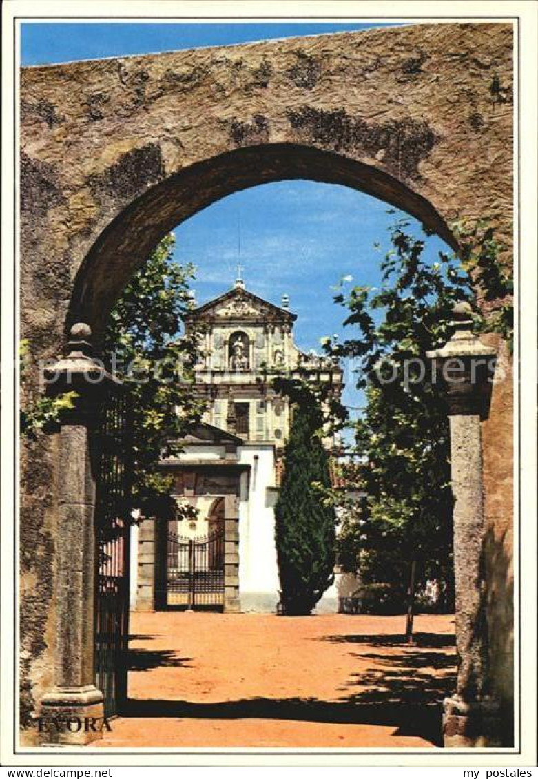 Evora Fachada do Templo da Cartuxa Tempel