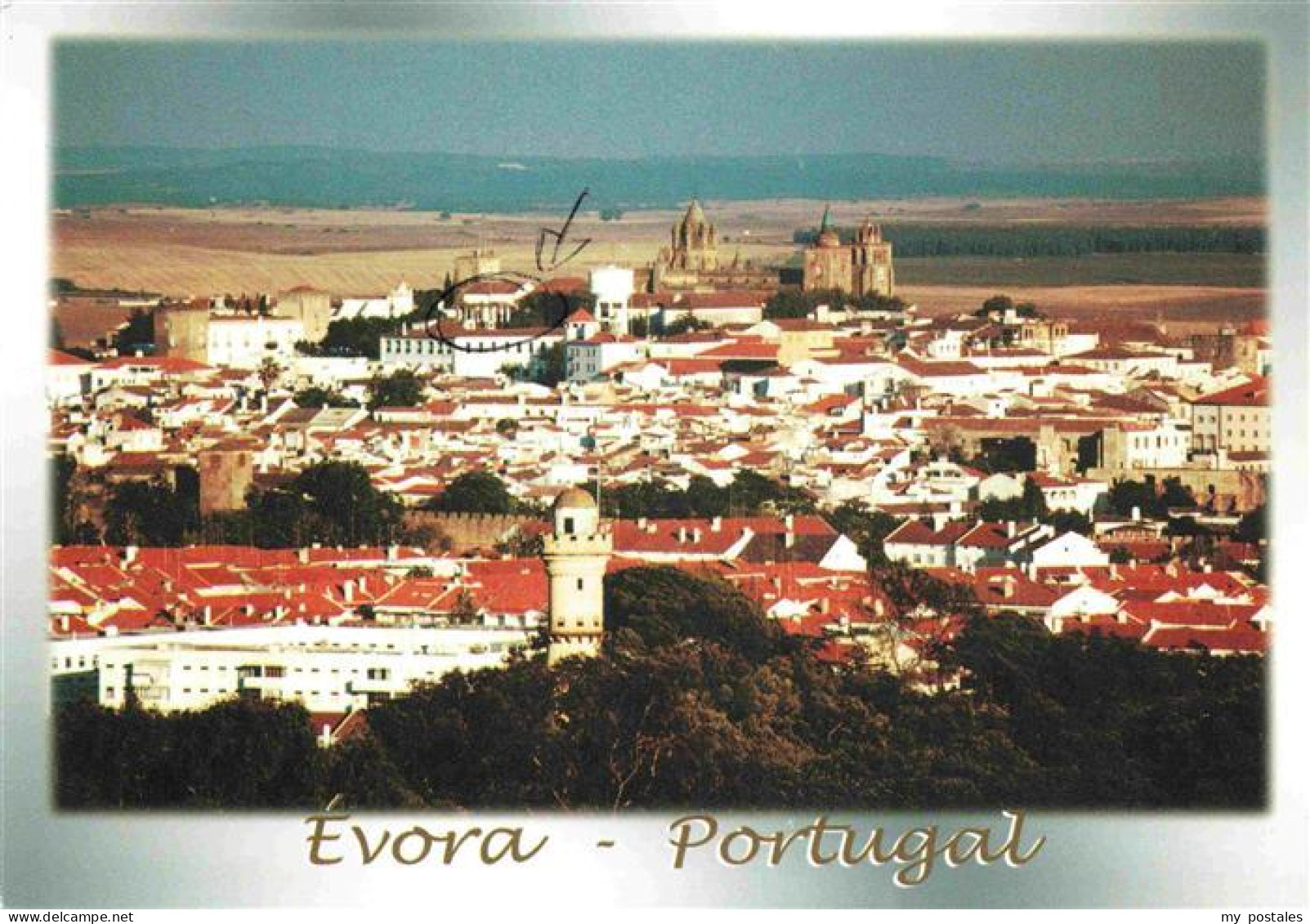 Evora PT Stadtpanorama