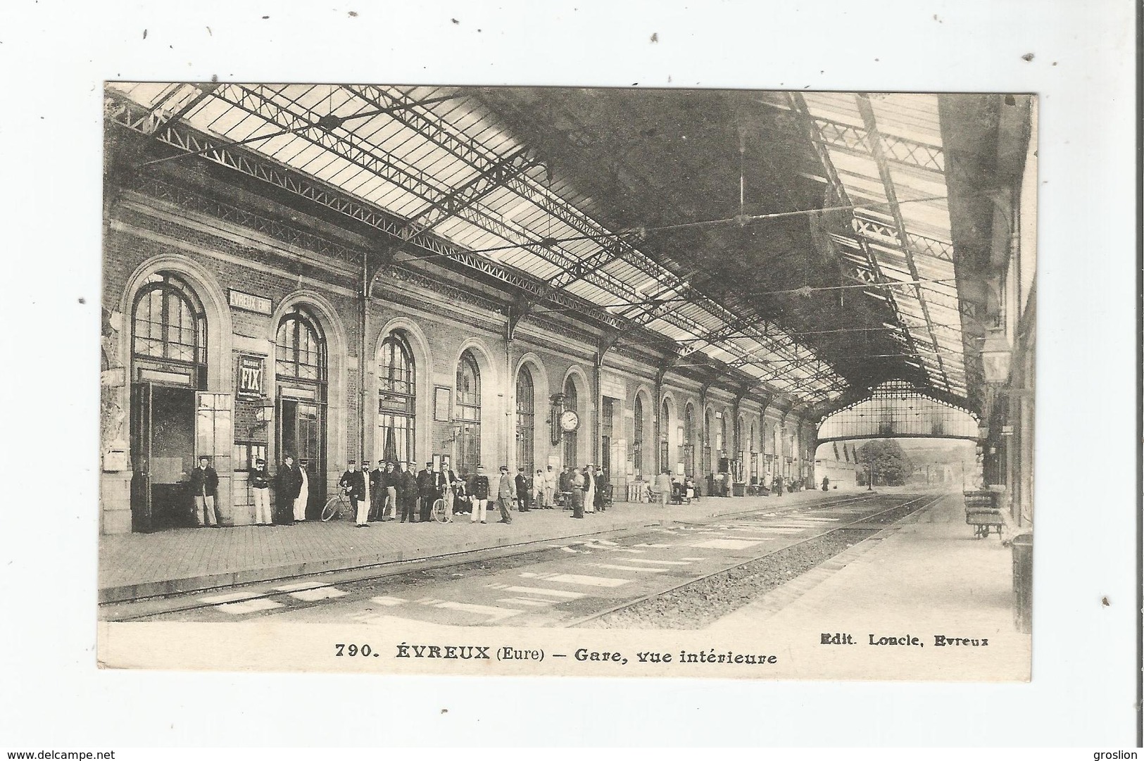 EVREUX (EURE) 790 GARE VUE INTERIEURE (ANIMATION)