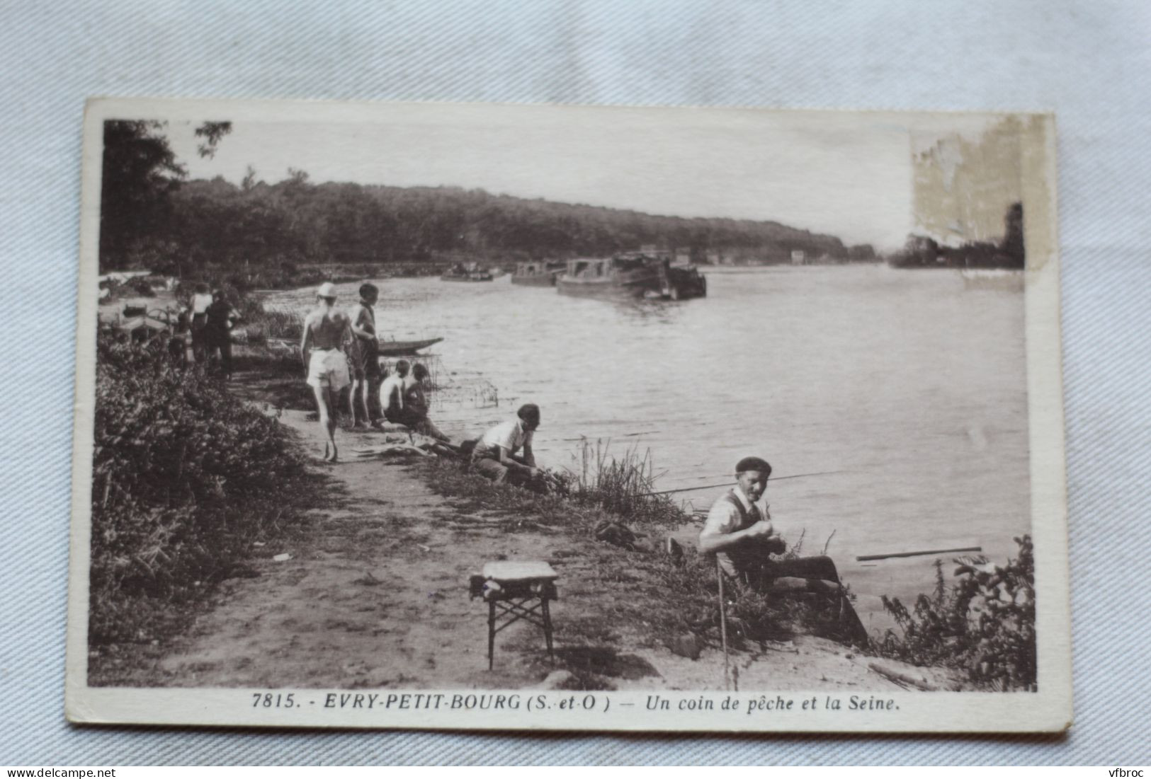 Evry Petit Bourg, un coin de pêche et la Seine, Essonne 91