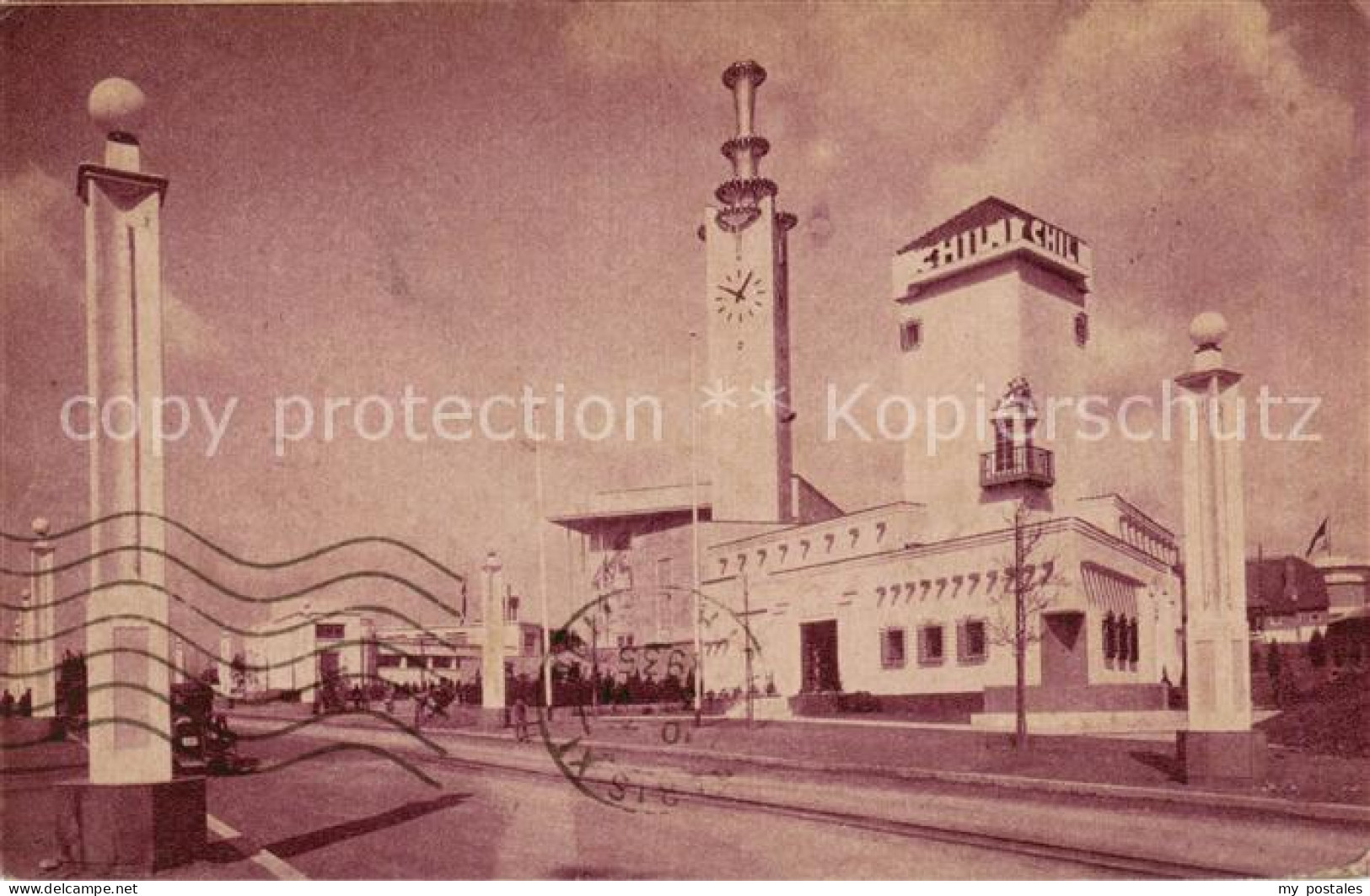 Exposition Bruxelles 1935 Pavillon Chili
