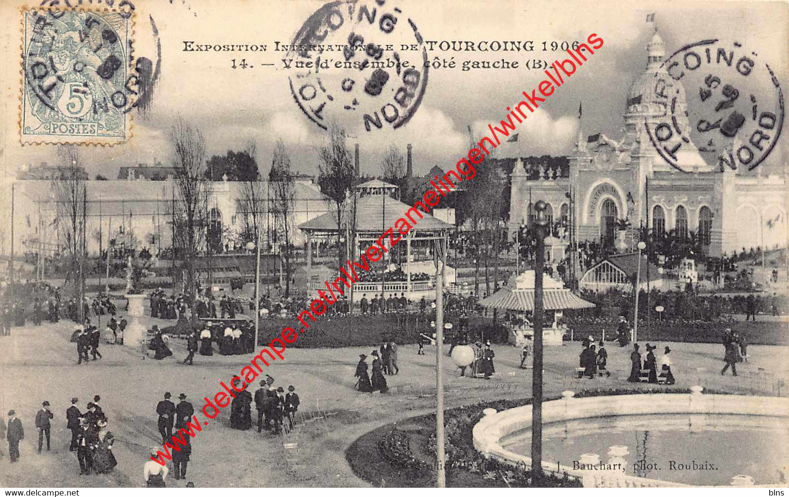 Exposition Internationale 1906 - vue d'ensemble - Tourcoing - (59) Nord