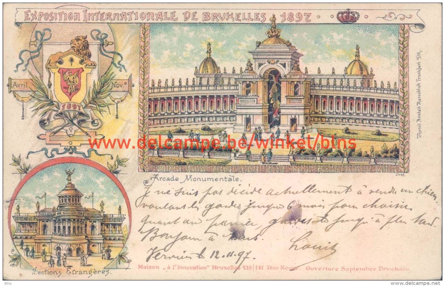 Exposition Universelle Bruxelles 1897