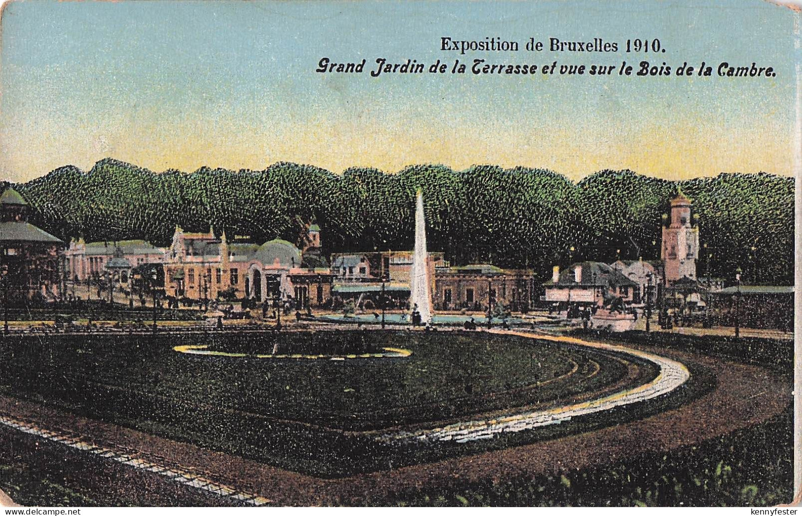Exposition Universelle Bruxelles 1910 Grand Jardin Bois de la Cambre Kat. Expositions