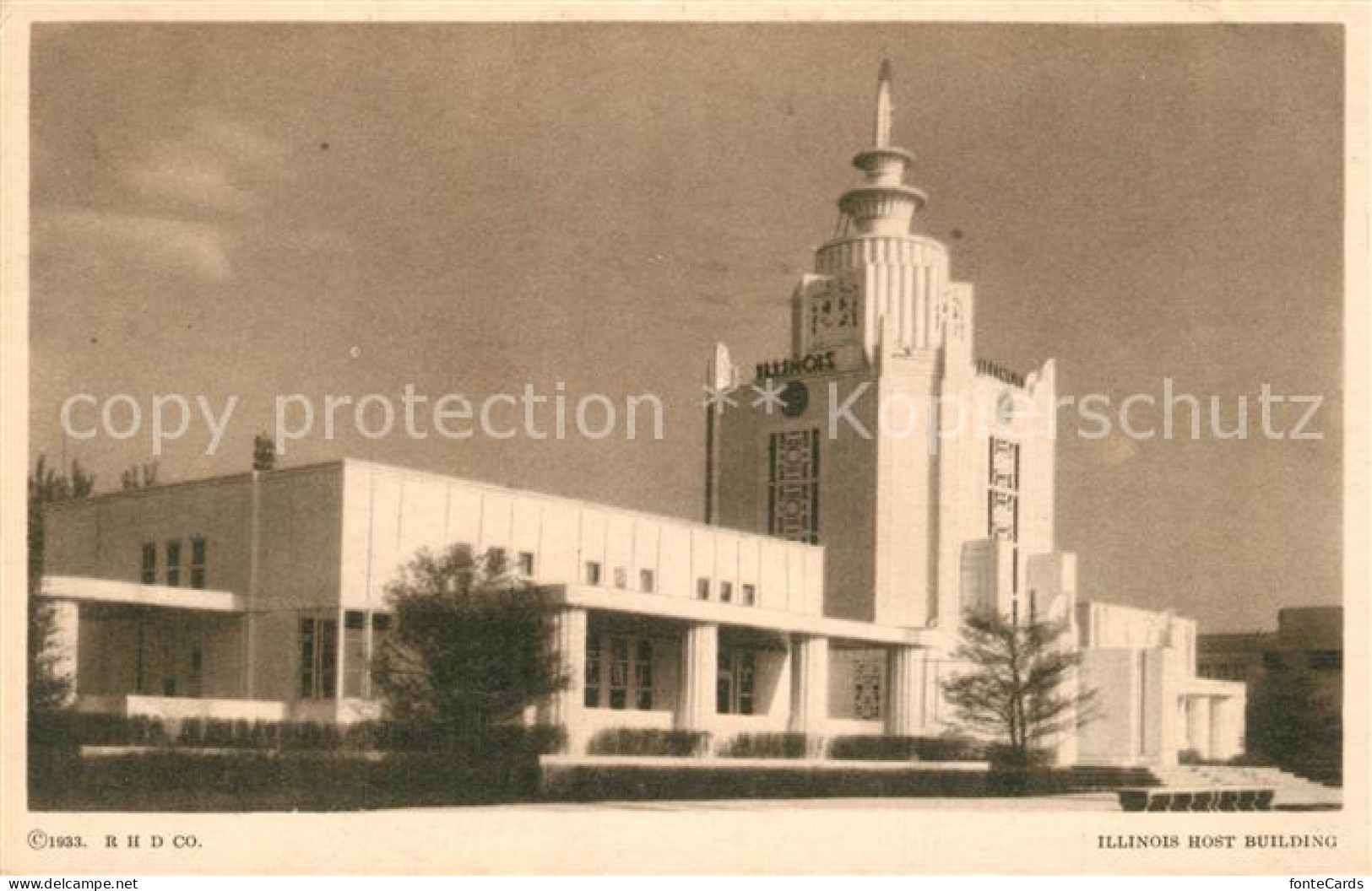 Expositions Worlds Fair Chicago 1933 Illnois Host Building