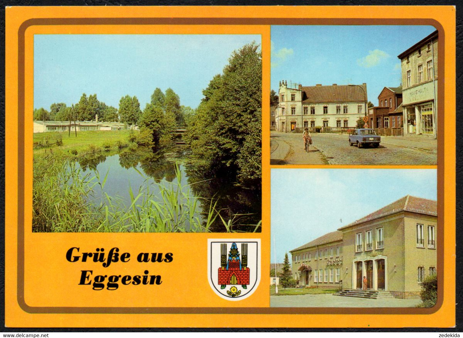 F1176 - TOP Eggesin HO Hotel Gaststätte Mecklenburg - Bild und Heimat Reichenbach