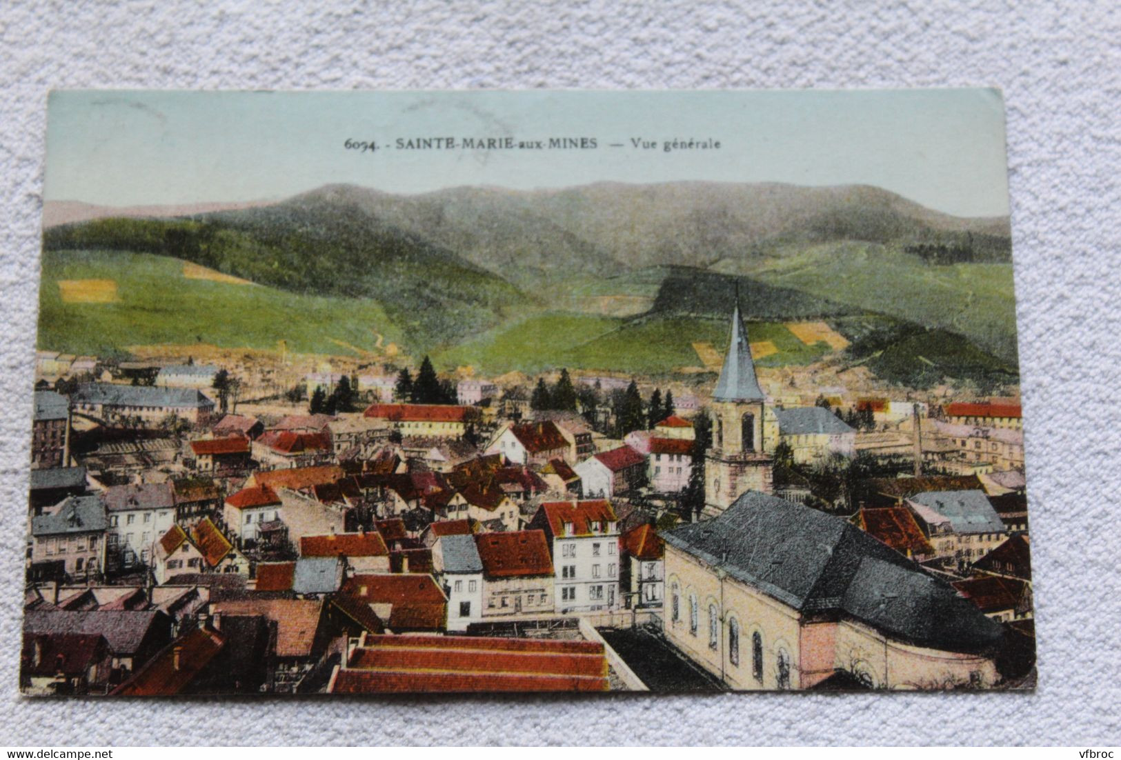 F162, Cpa 1931, Sainte Marie aux Mines, vue générale, Haut Rhin 68