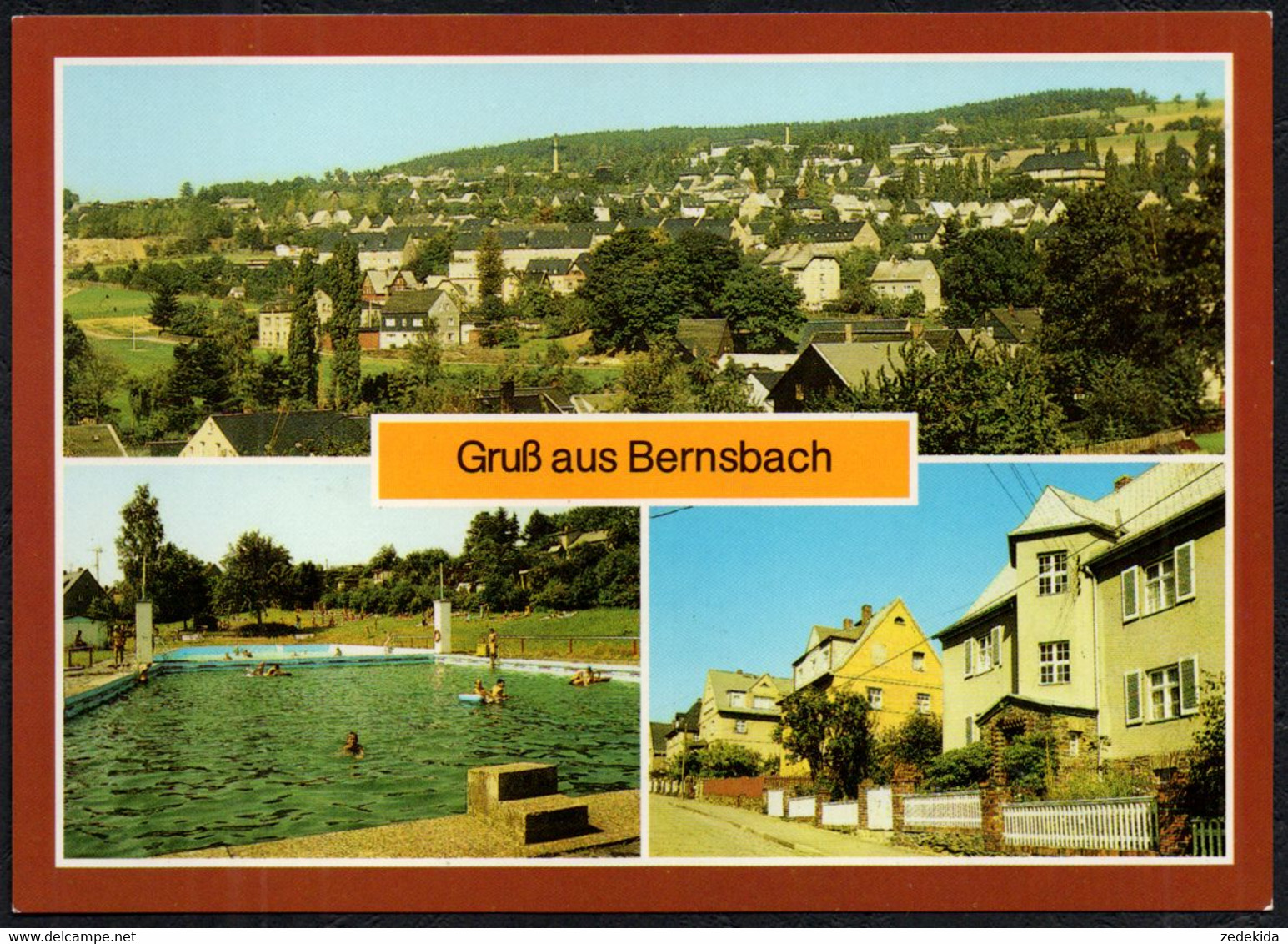 F5723 - TOP Bernsbach Freibad - Verlag Bild und Heimat Reichenbach