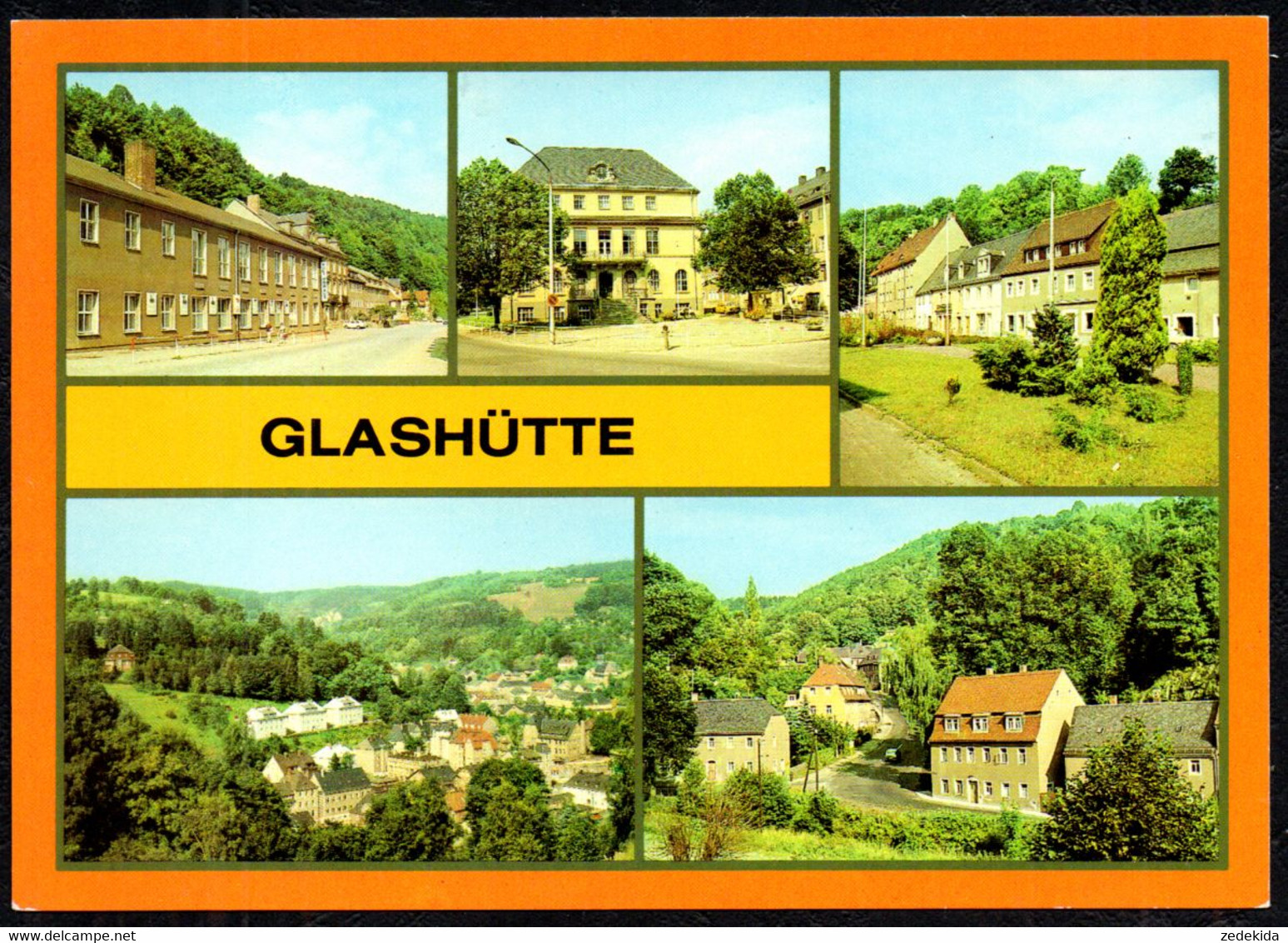 F6953 - TOP Glashütte Kulturhaus Ingenieurenschule Feinwerktechnik - Verlag Bild und Heimat Reichenbach
