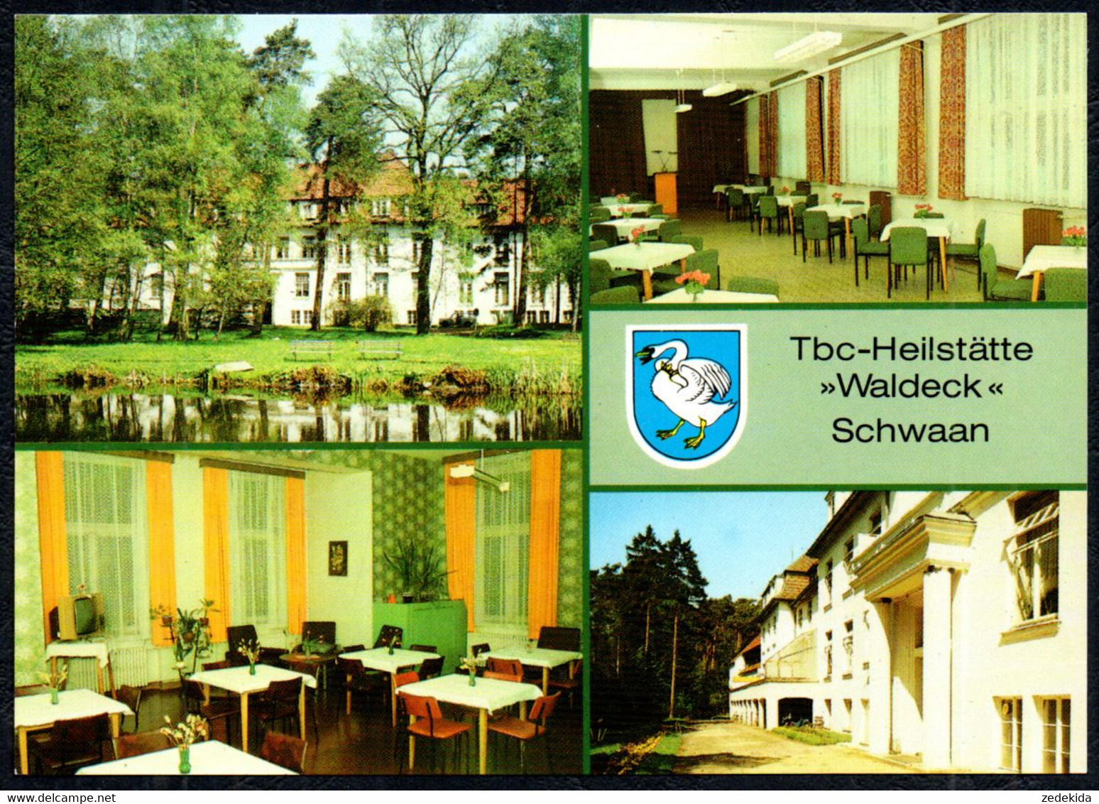 F7526 - TOP Schwaan TBC Heilstätte Waldeck - Verlag Bild und Heimat Reichebach