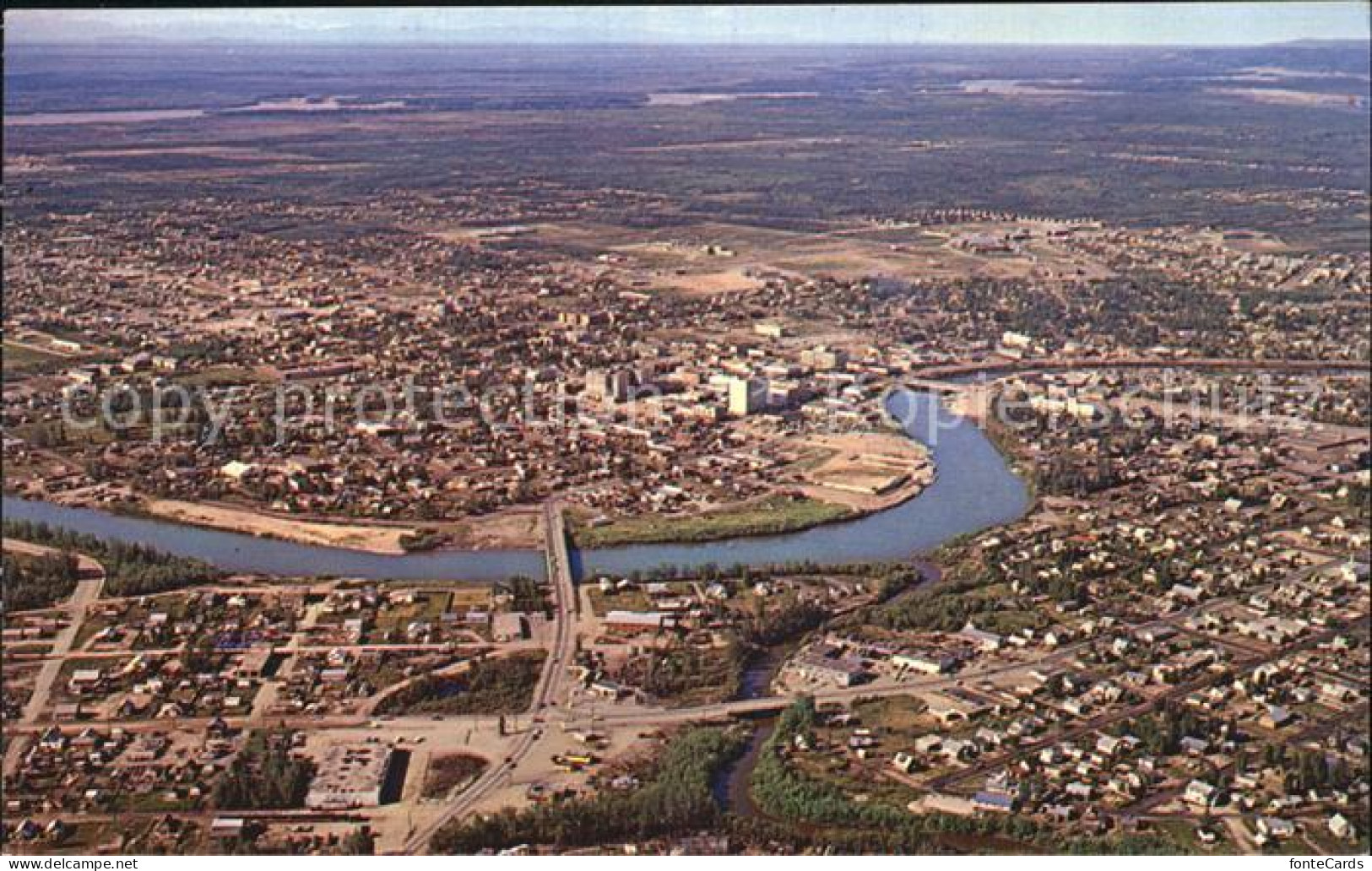 Fairbanks Alaska Fliegeraufnahme