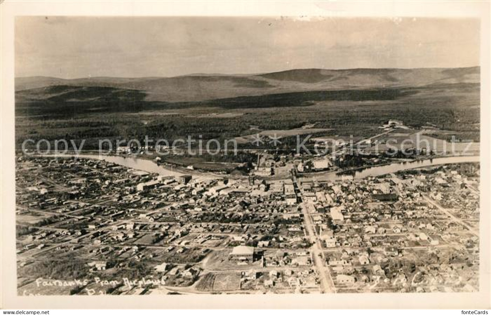 Fairbanks Alaska Fliegeraufnahme