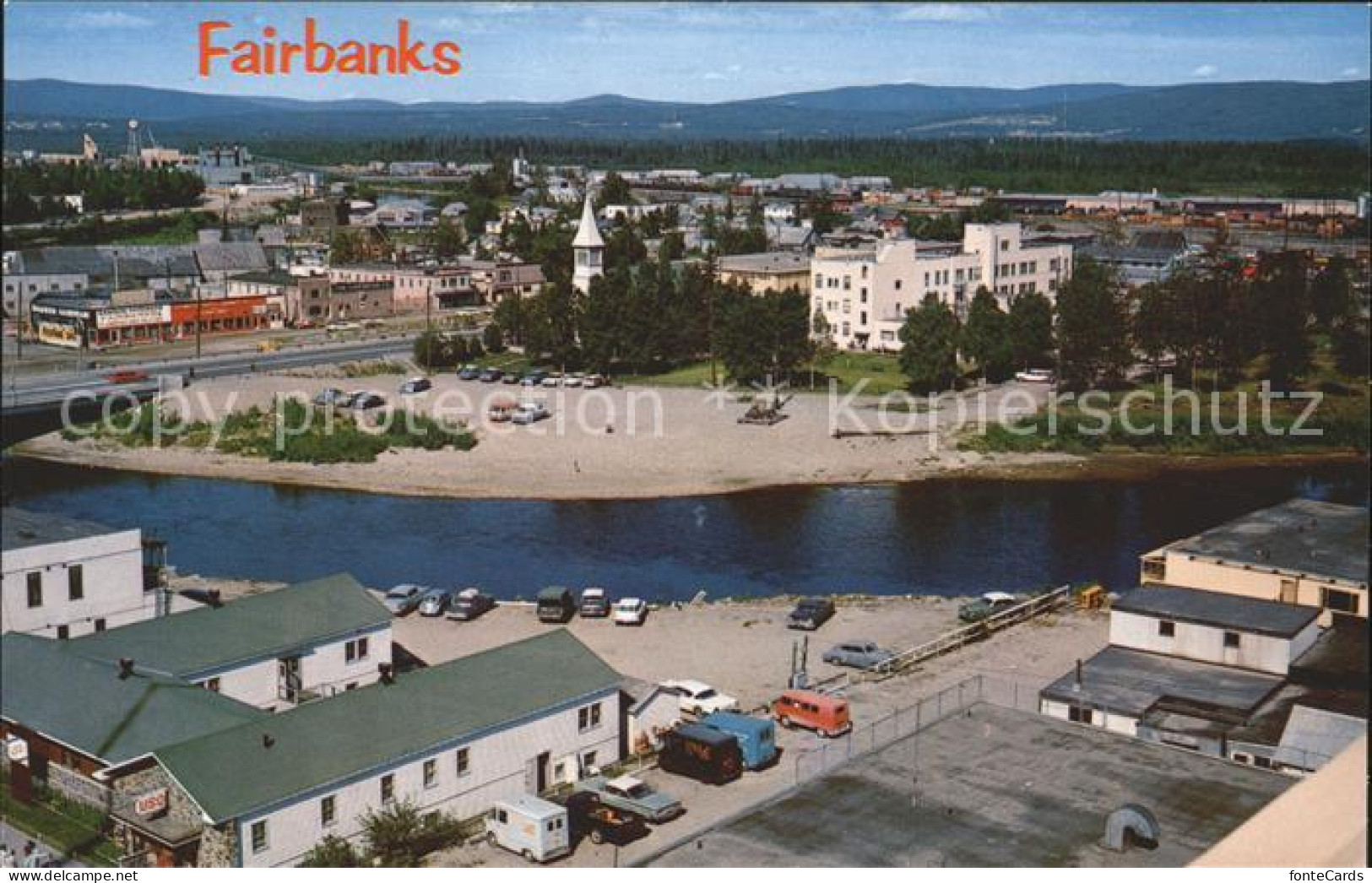 Fairbanks Alaska Fliegeraufnahme