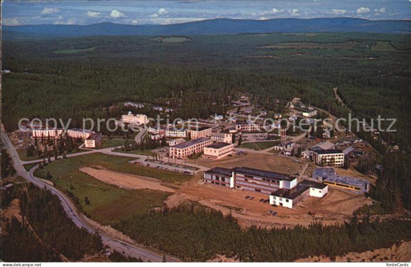 Fairbanks Alaska Fliegeraufnahme Alaska Campus