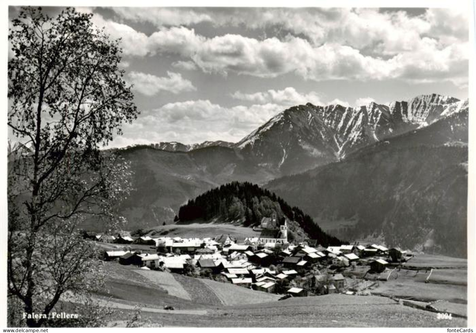 Falera Fellers GR Panorama Bergdorf Alpen
