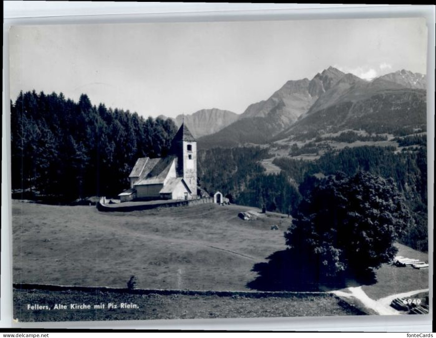 Falera Kirche Piz Riein