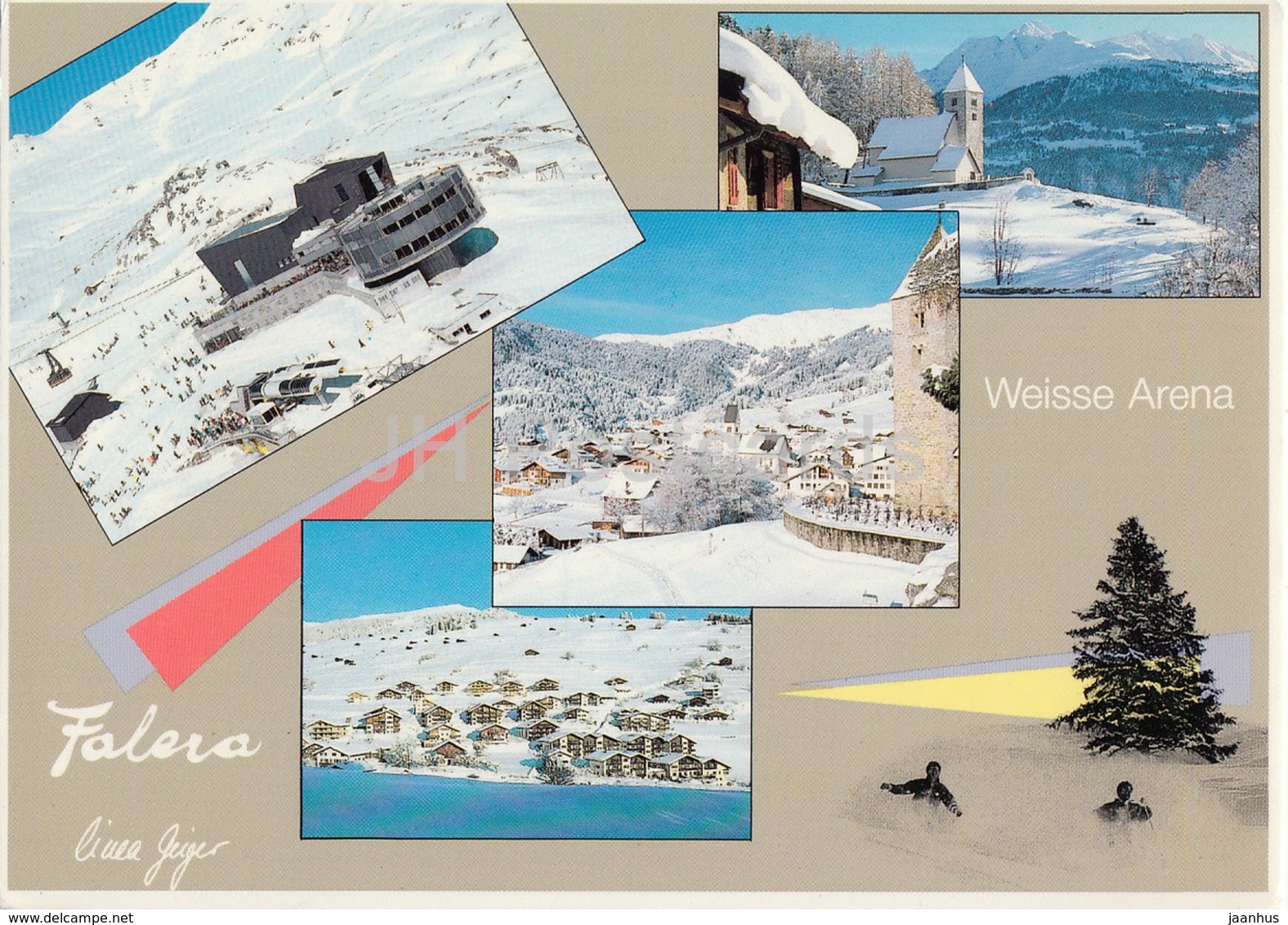 Falera - Weisse Arena - ski resort - 1989 - Switzerland - used