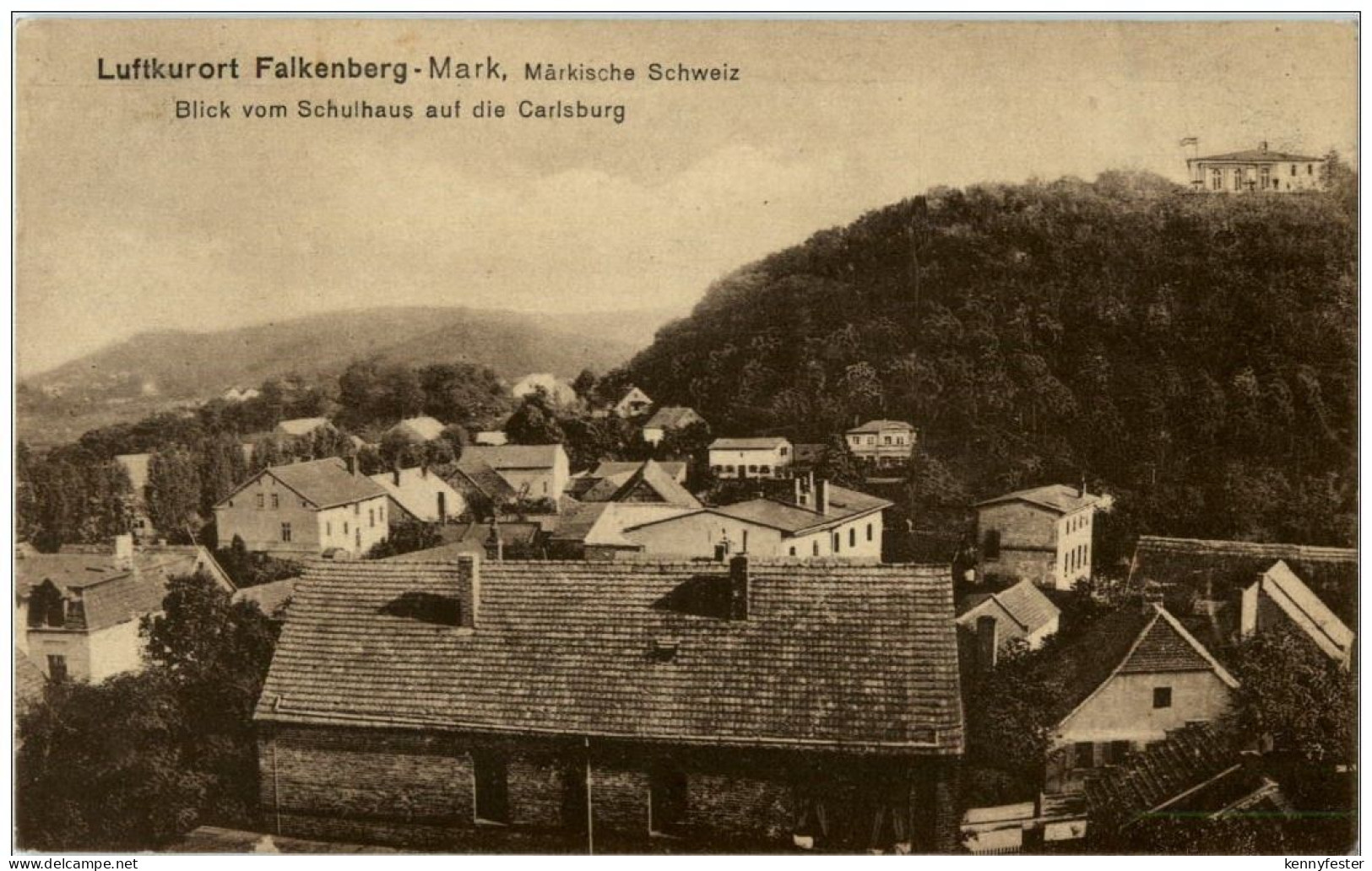 Falkenberg - Blick vom Schulhaus