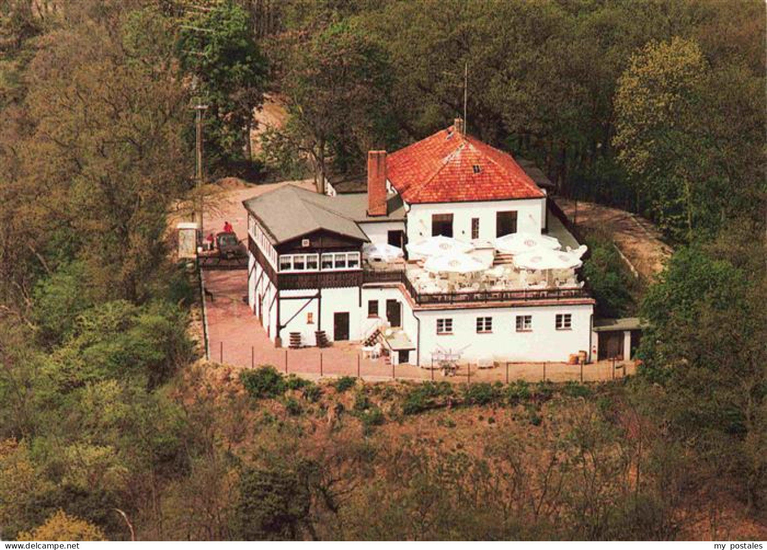 Falkenberg Mark Brandenburg Restaurant Cafe Carlsburg Fliegeraufnahme