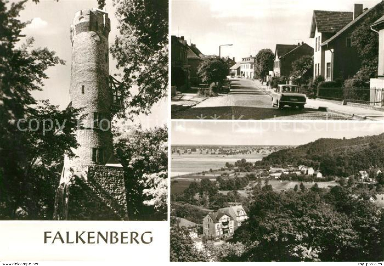Falkenberg Mark Ortsdurchfahrt Panorama Turm
