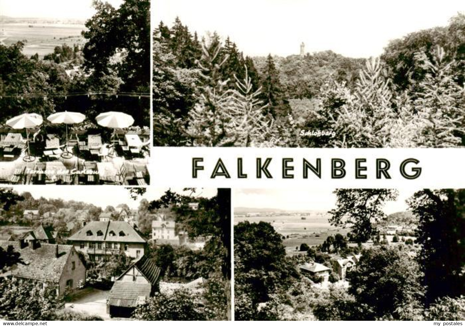 Falkenberg Mark Schlossberg Terrasse Ortspartien