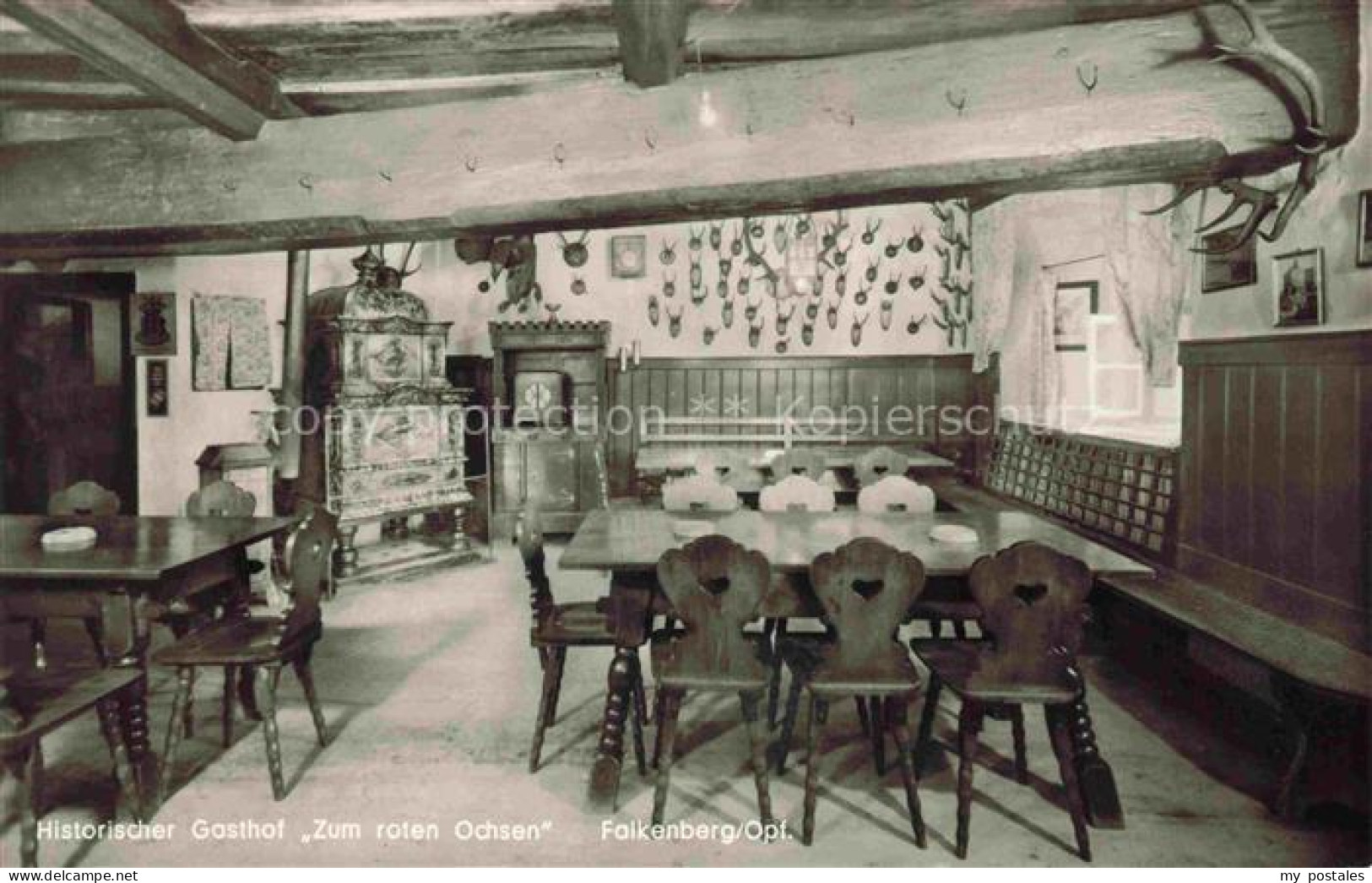 Falkenberg Oberpfalz Tirschenreuth Bayern Gasthof Zum roten Ochsen Gaststube