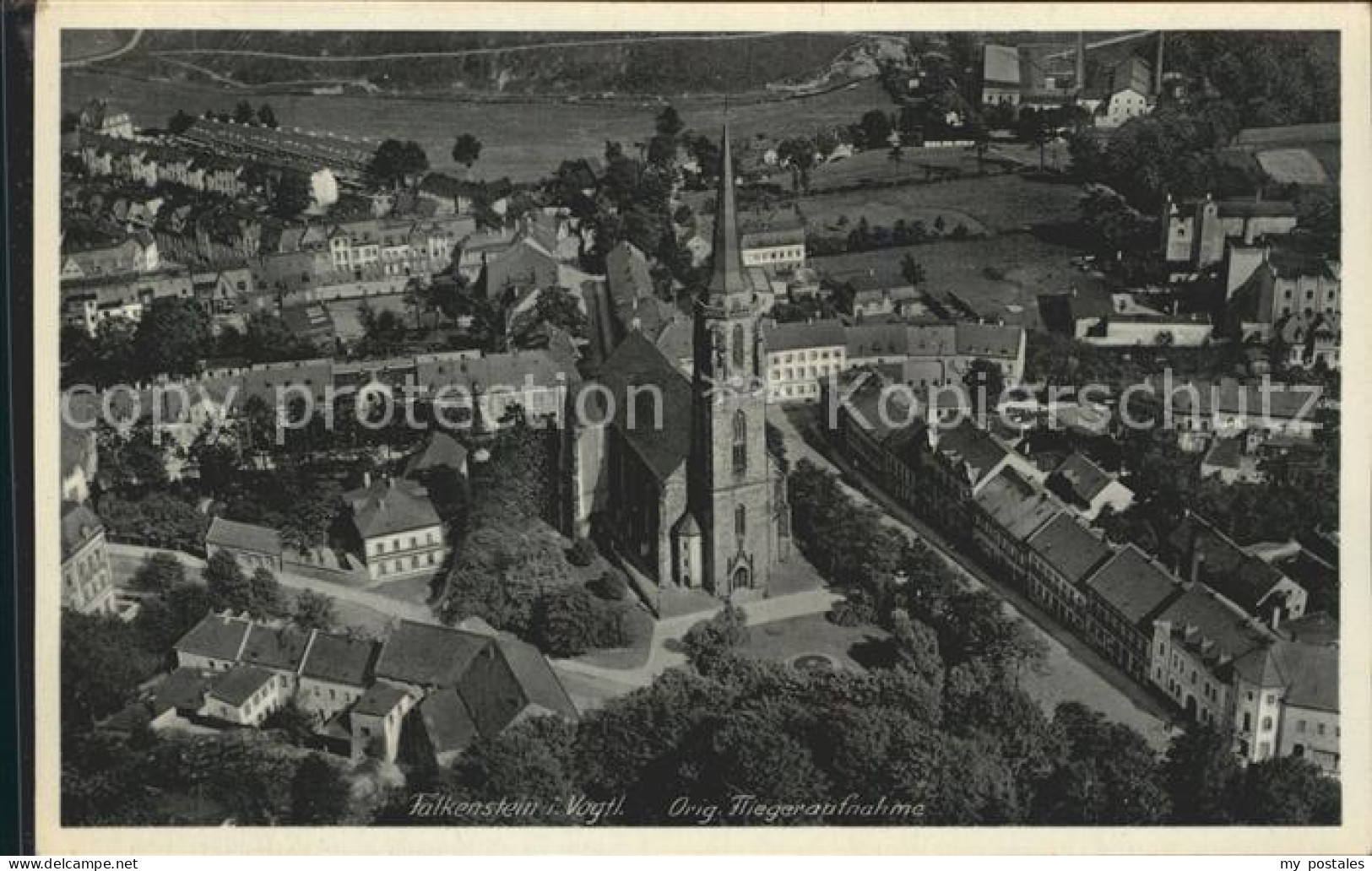 Falkenstein Vogtland Fliegeraufnahme