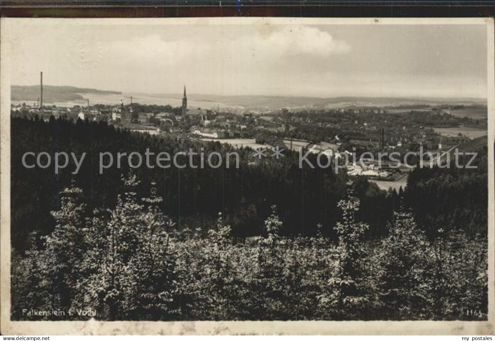 Falkenstein Vogtland Panorama