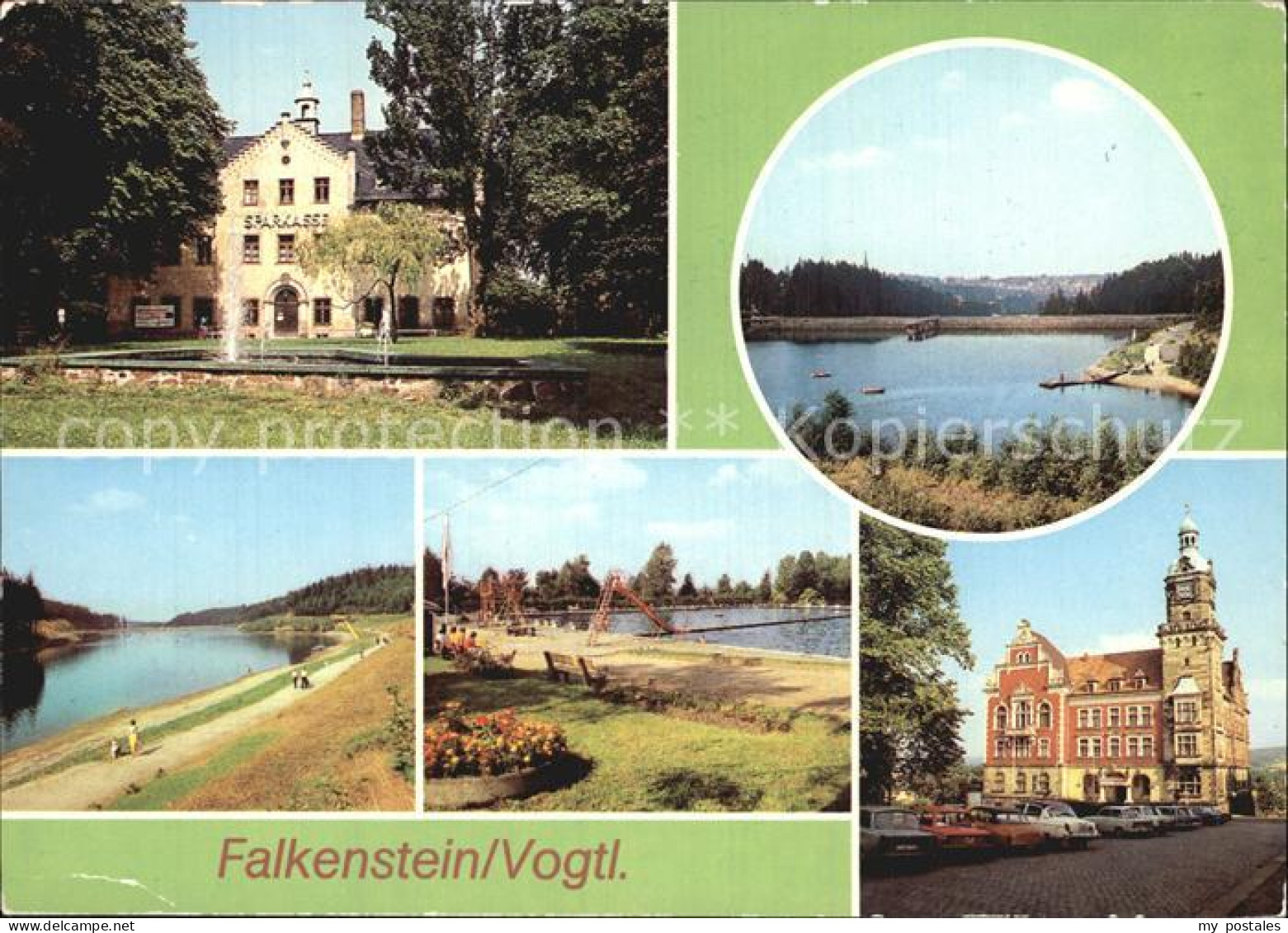 Falkenstein Vogtland Schloss Talsperre Sperrmauer Rathaus