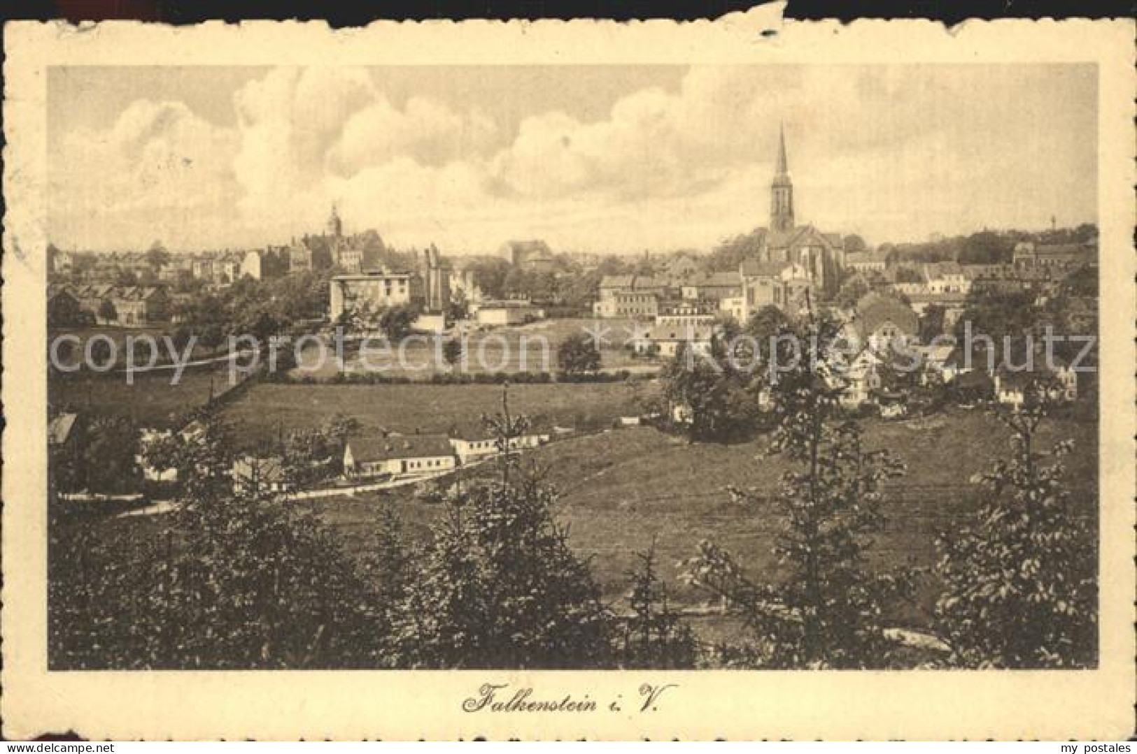 Falkenstein Vogtland Stadtblick