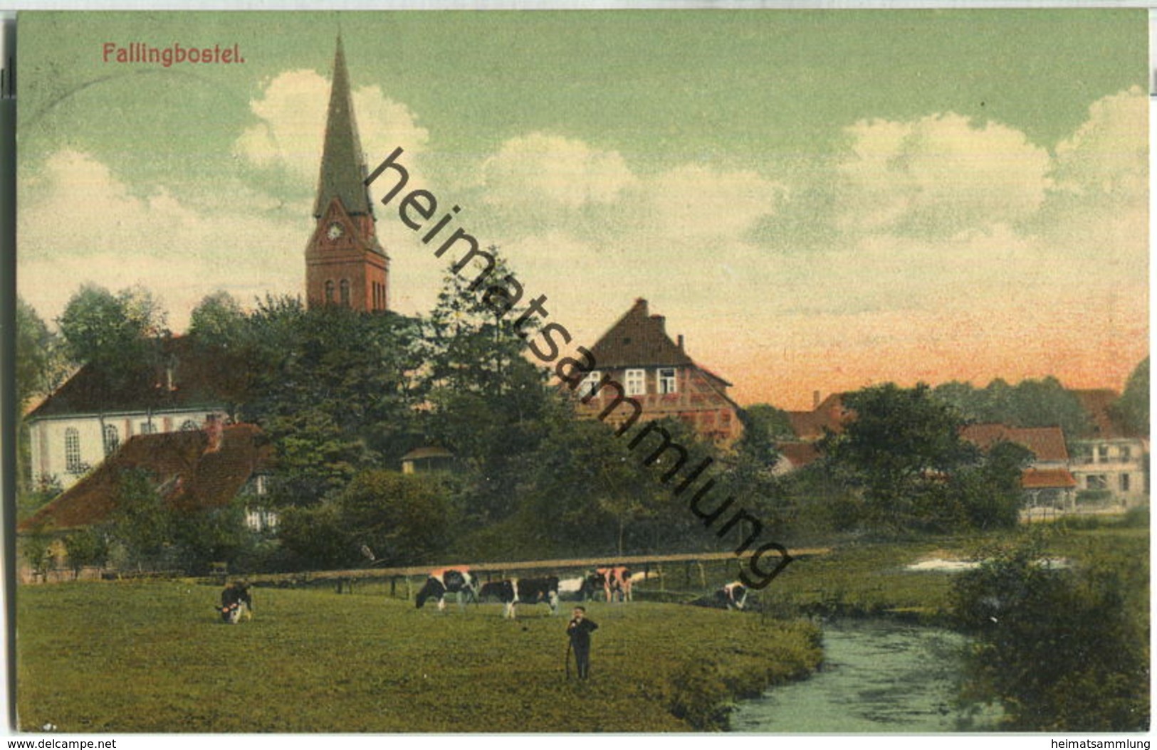 Fallingbostel - Total - Bahnpost Hannover-Buchholz Zug 448 - Verlag Wilh. Hommel Fallingbostel