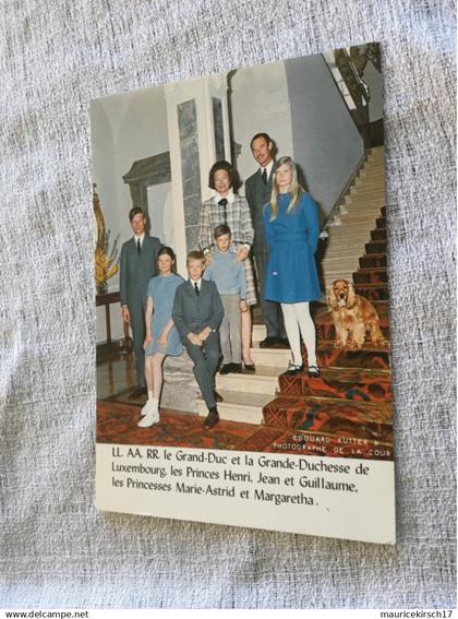 Luxembourg carte postale famille grand-ducale