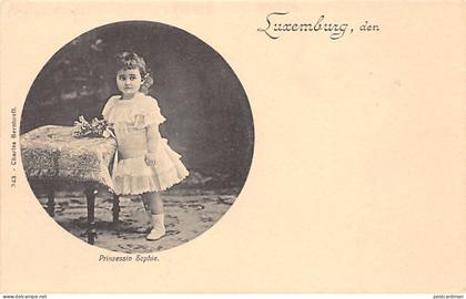 Luxembourg - Famille Grand-Ducale - La princesse Sophie - Ed. Ch. Bernhoeft 343