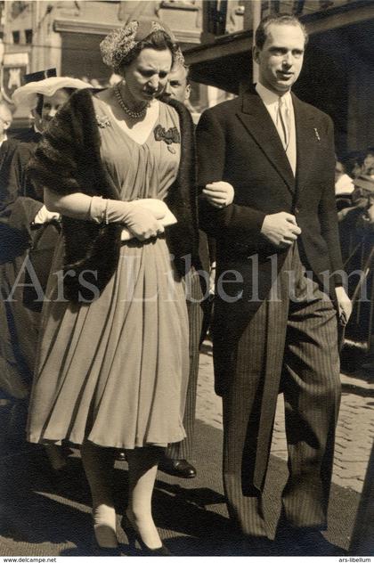 LARGE photo postcard / ROYALTY / Luxembourg / Charles-Louis d'Autriche / Comtesse Pierre d'Eltz