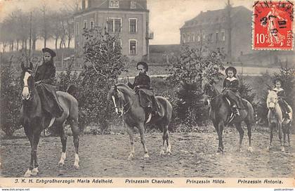 Luxembourg - Famille Grand-Ducale - Les princesses MarieAdélaïde, Charlotte, Hilda et Antonia - Ed. Charles Bernhoeft