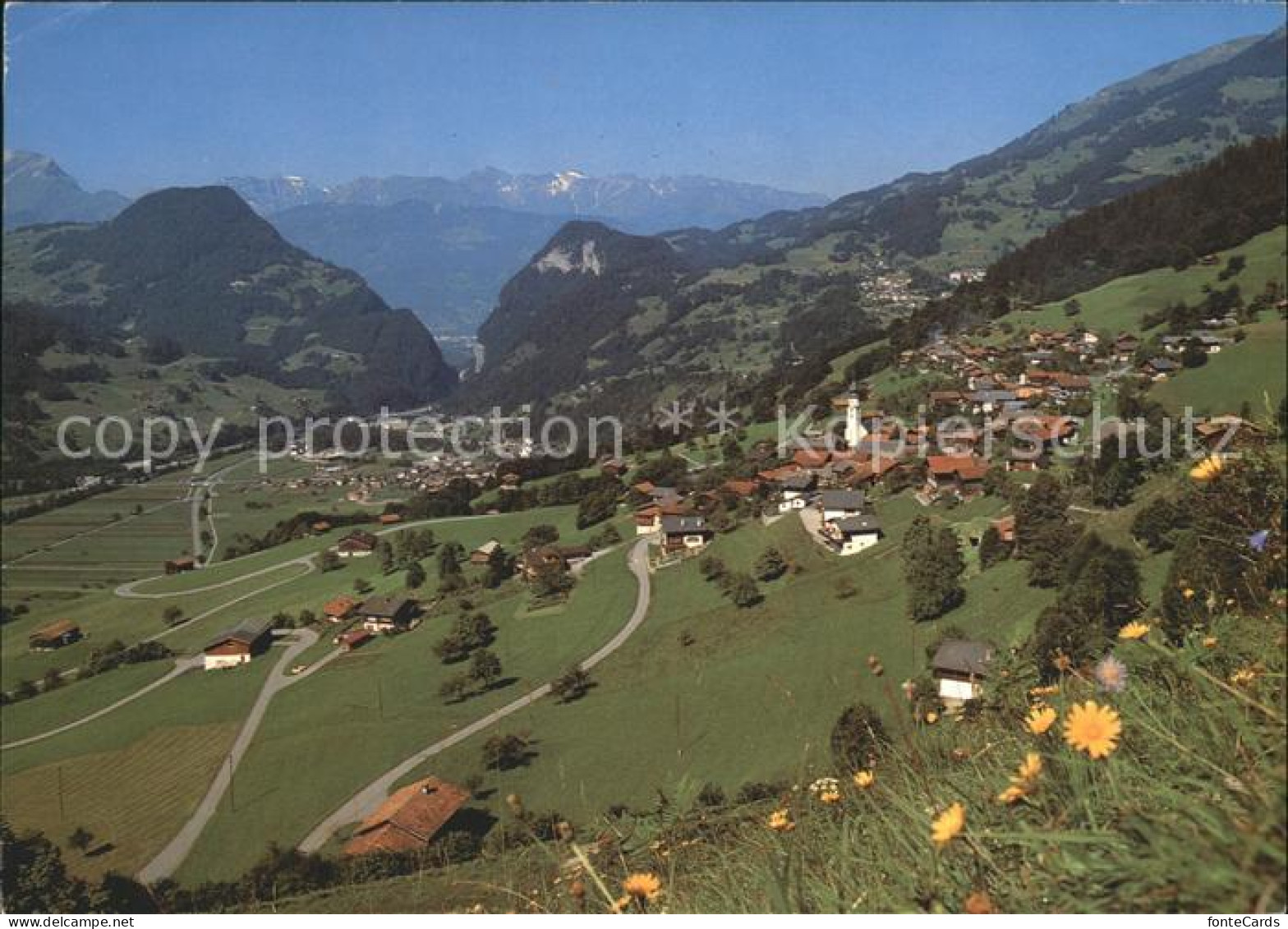 Fanas mit Klus Calanda und Graue Hoerner