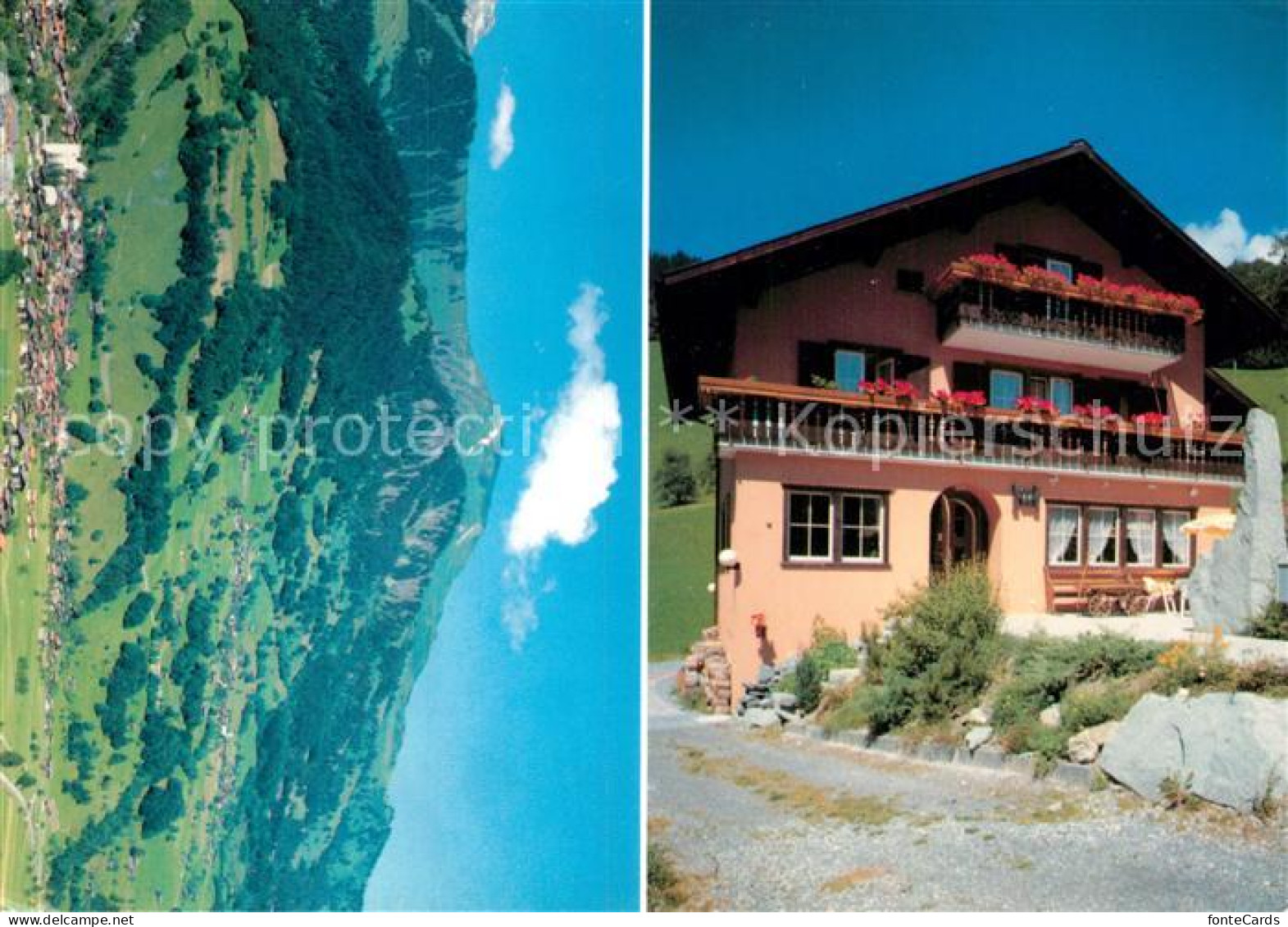 Fanas und Dorf Gruesch Hotel Restaurant Hitsch Huus