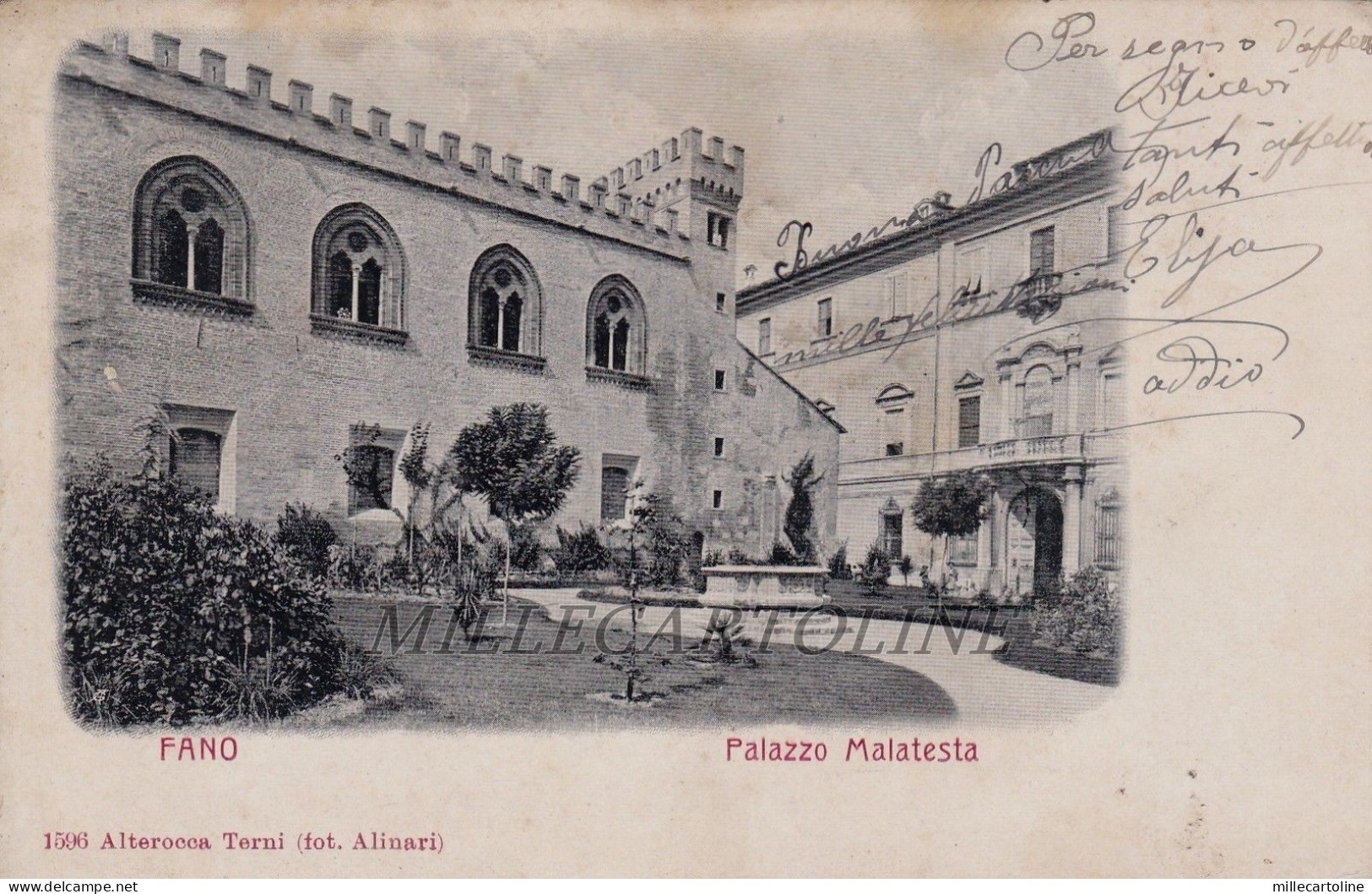 FANO: Palazzo Malatesta   1903