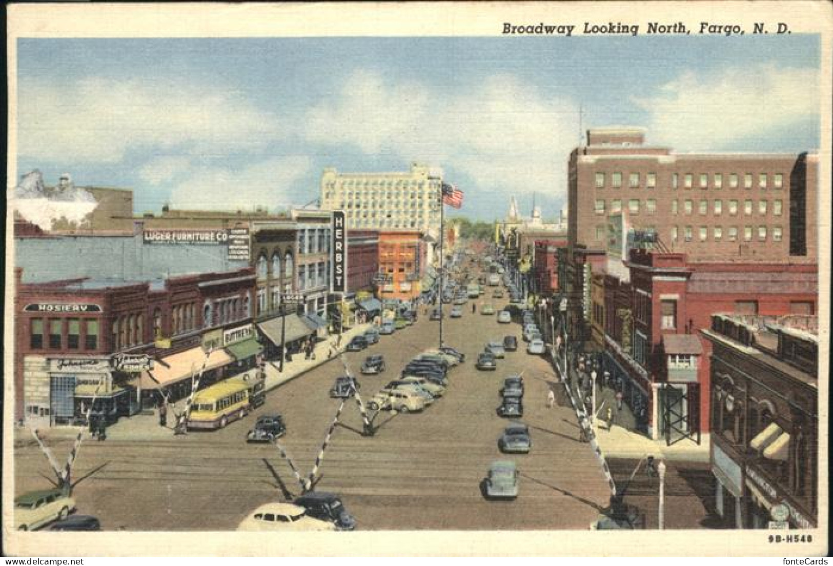 Fargo North Dakota Broadway Looking North