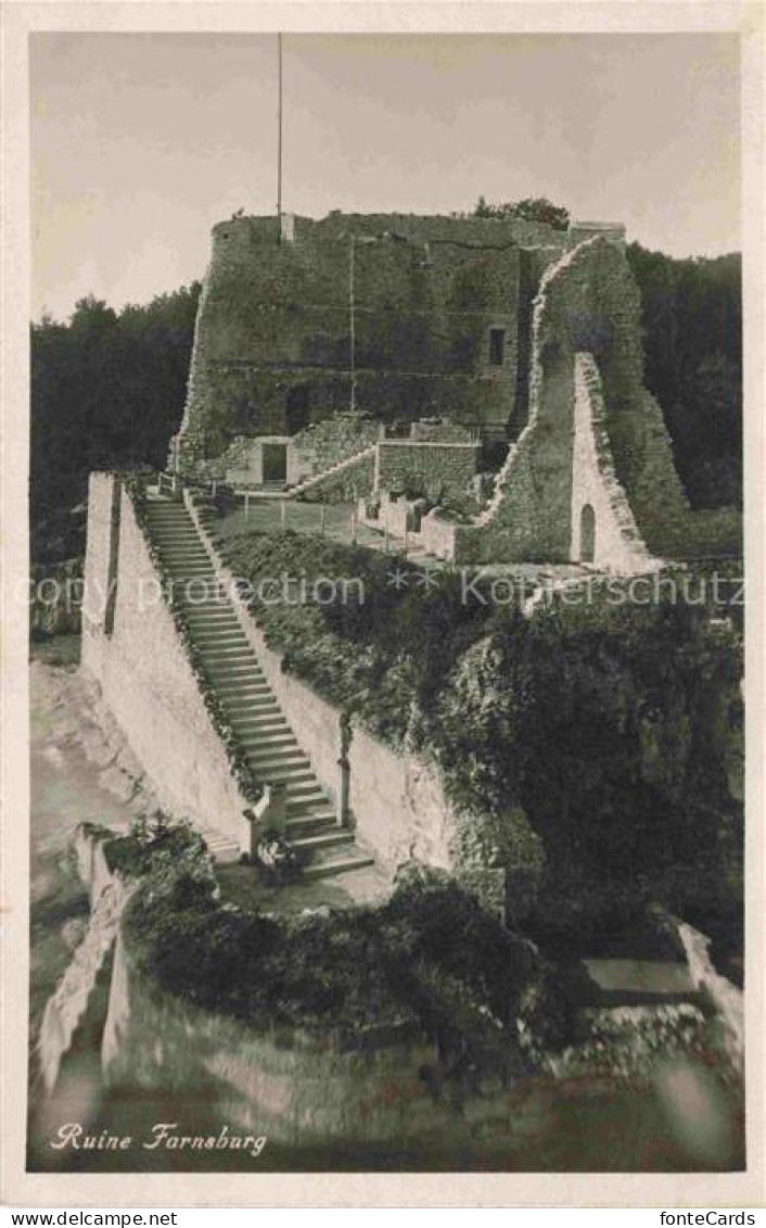 Farnsburg Farnsberg Sissach BL Ruine Farnsburg