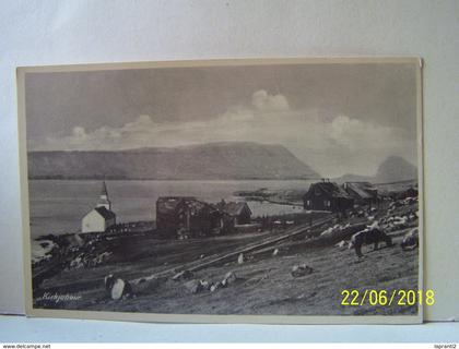 KIRKJUBOUR (ILES FEROE) DANEMARK. TORSHAVN.