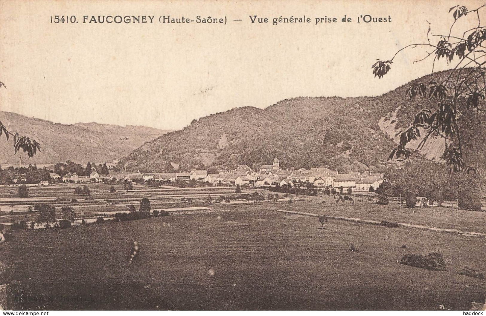 FAUCOGNEY : VUE GENERALE PRISE DE L'OUEST