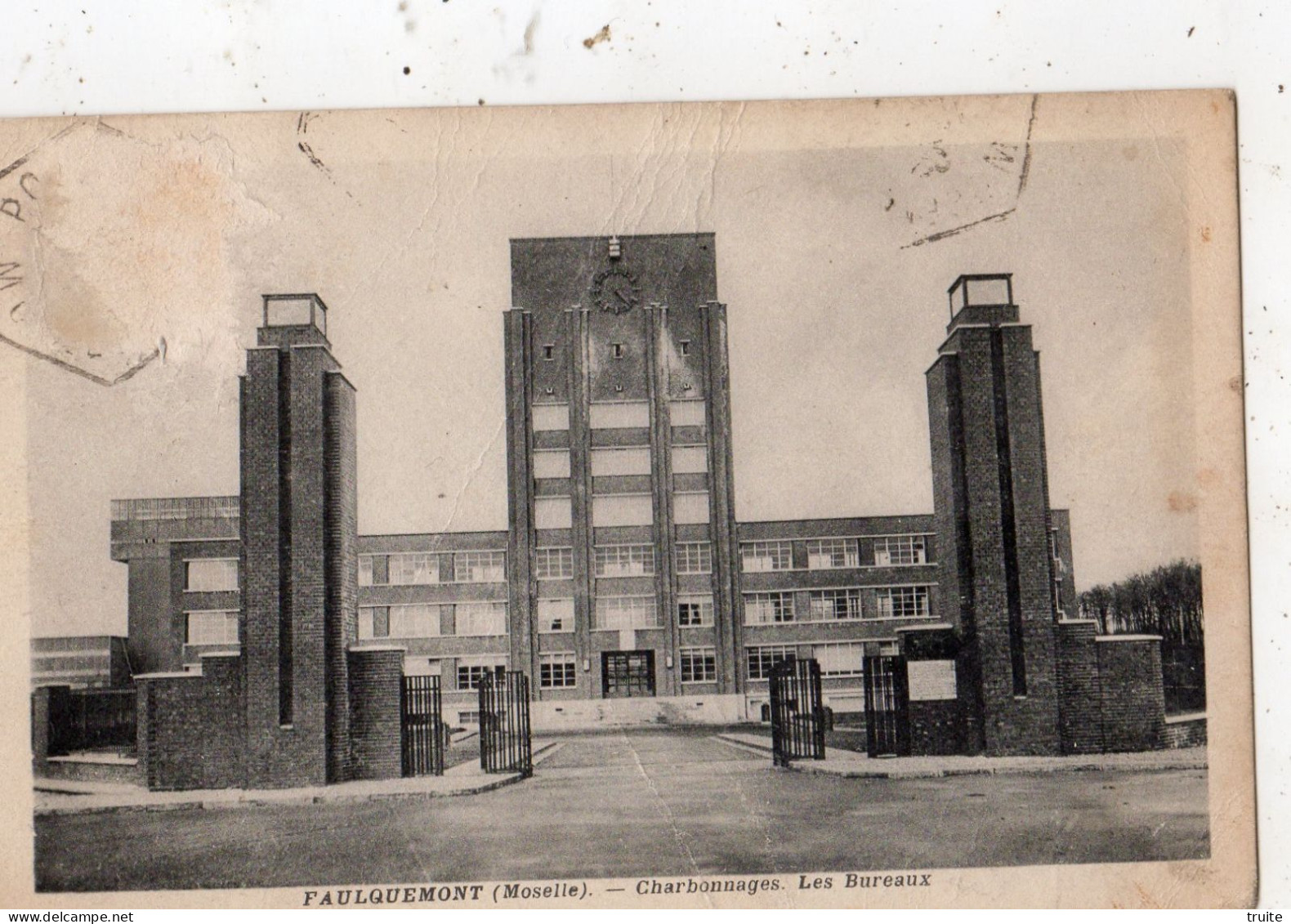 FAULQUEMONT CHARBONNAGES LES BUREAUX